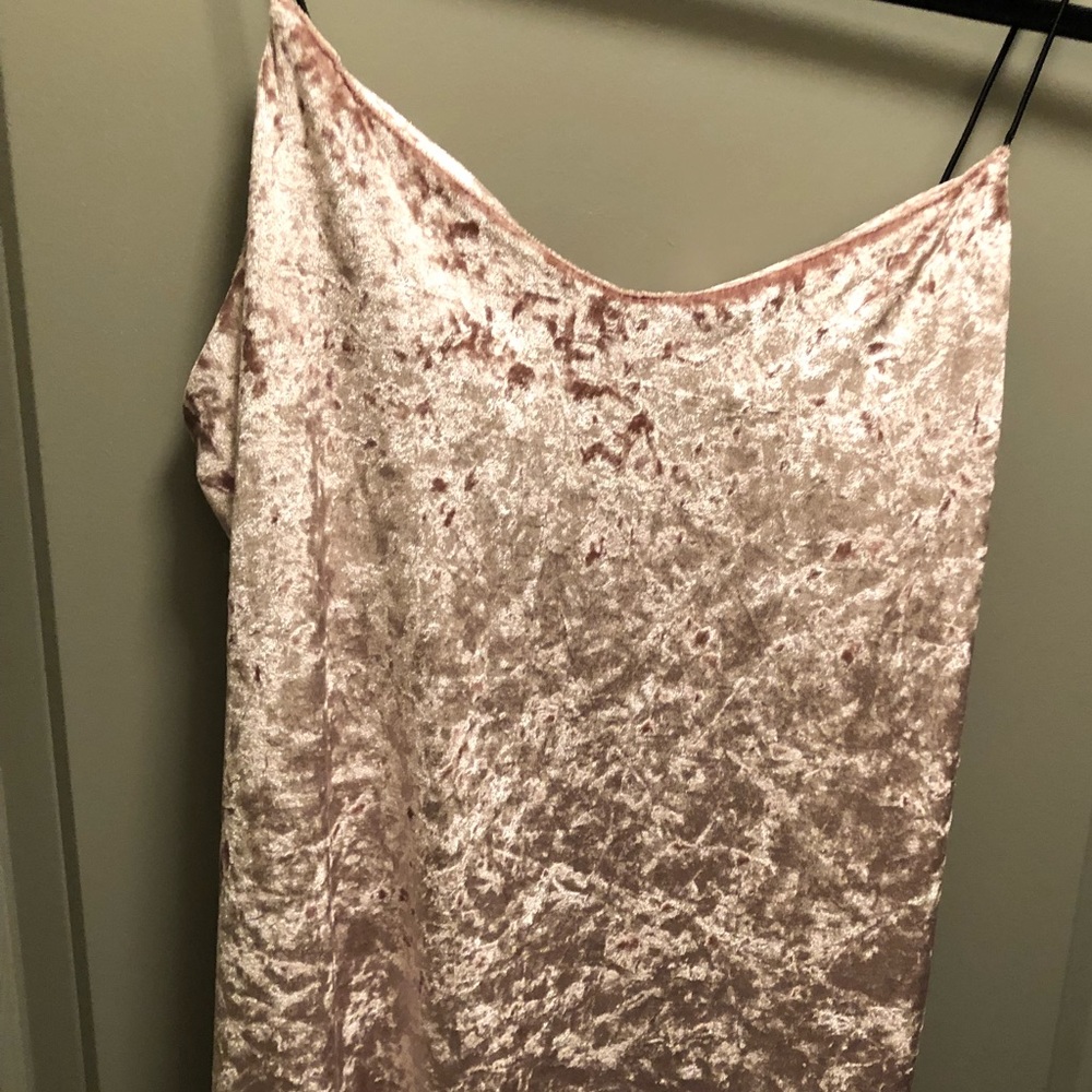 Velvet Pink Dress